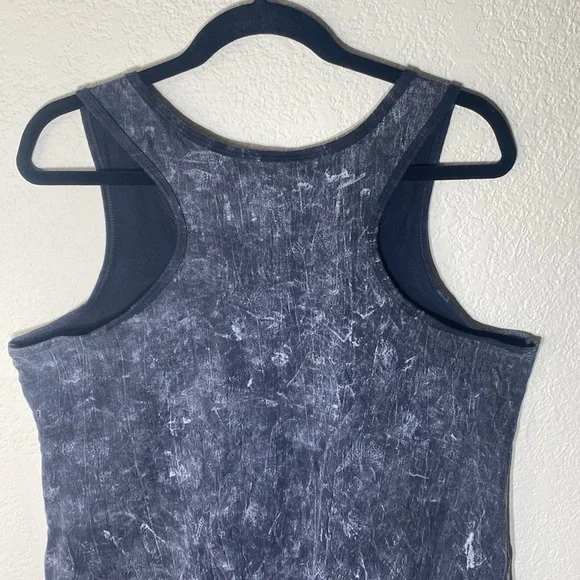 WearRaw Black Acid Washed RacerBack Tunic With Moonphase and Yoga Baboon Size XL - Picture 4 of 9